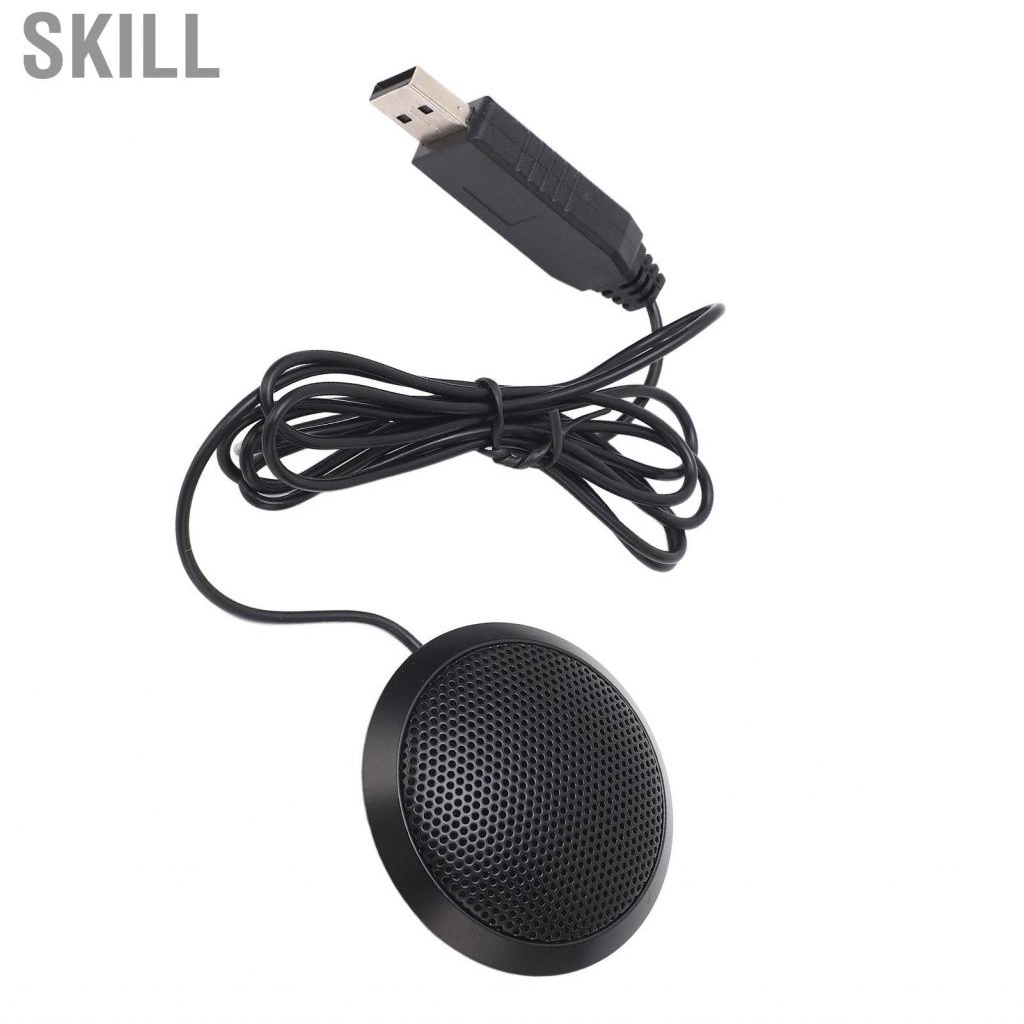 Skill USB Conference Microphone  360° 10ft Pickup Portable Compact Size for Online Class Meetings