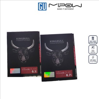 Kính cường lực mipow kingbull 3d premium silk protector dành cho iphone 15 pro/ 15 pro max cao cấp