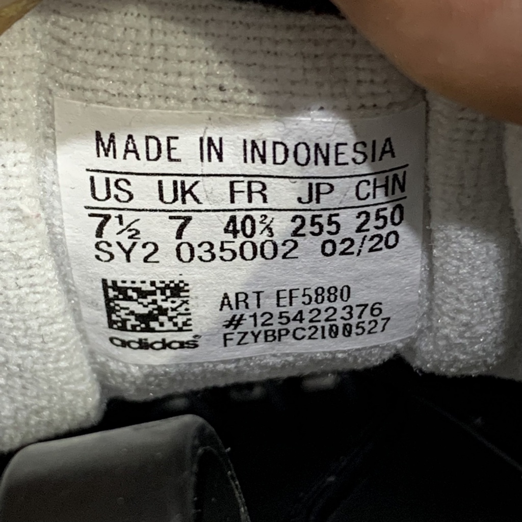 2hand giày Adidas Supercourt Cloud White/Core Black - EF5880 SIZE 40 2/3 PVN10255