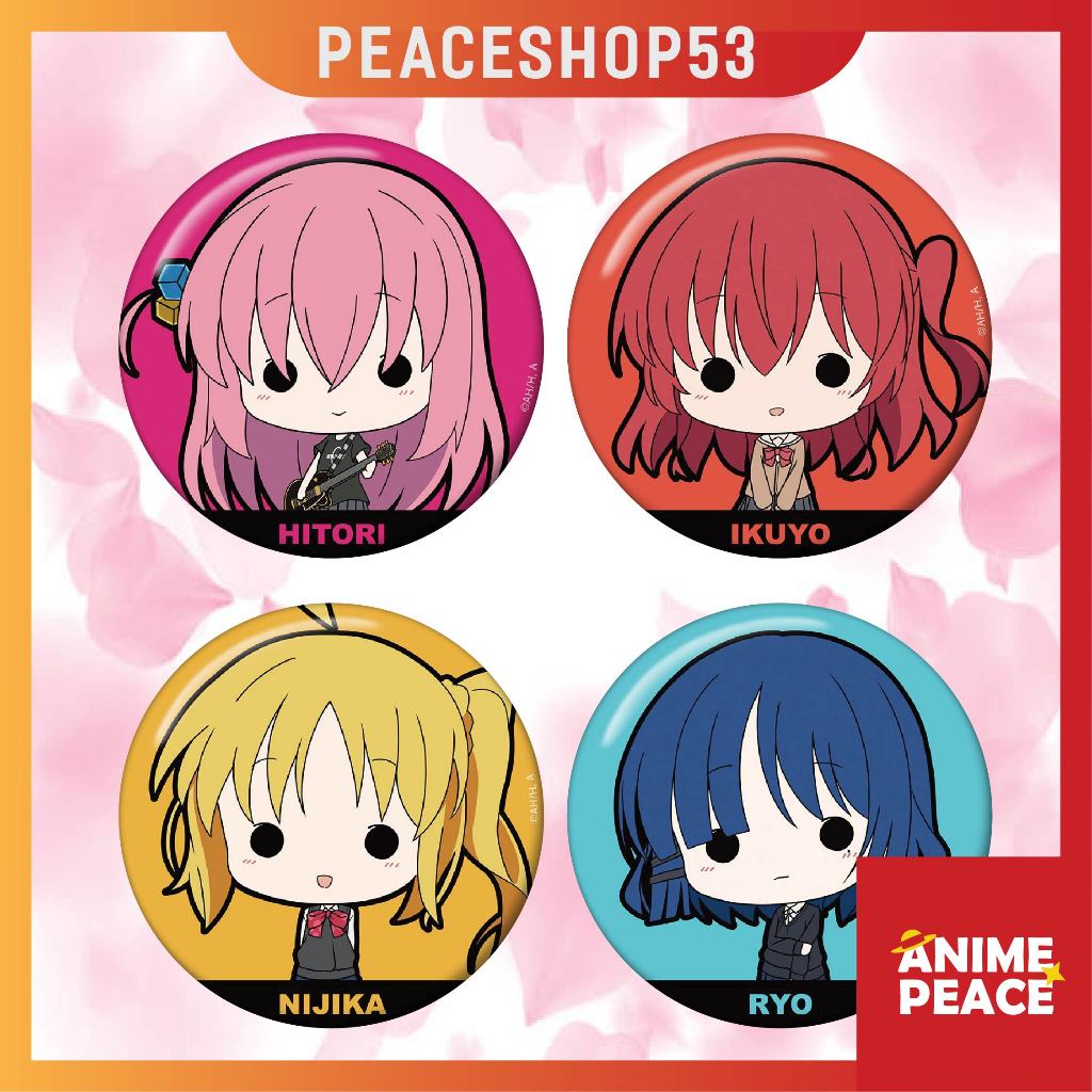 Huy hiệu Bocchi The Rock Phụ Kiện Anime Manga Game Bocchi The Rock Ver Chibi HH62