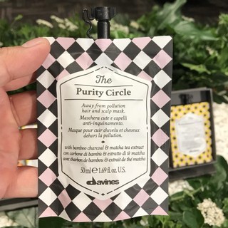 Mặt nạ thải độc cho da đầu Davines THE PURITY CIRCLE 50ml ( New 2023 )