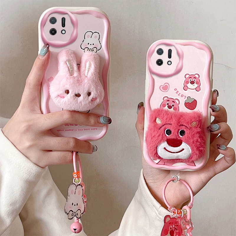 ốp lưng oppo a16k Dễ Thương Ốp Điện Thoại Nhồi Bông Hình bts Đáng Yêu Cho oppo a16k