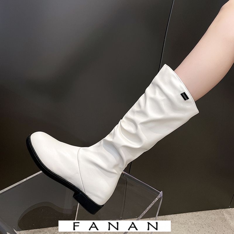 FANAN giày nữ boot nữ Thời trang Cá Tính Cho Nữ 2024 NEW Phong cách Korean Style ins Độc đáo B24F00M 36Z230909