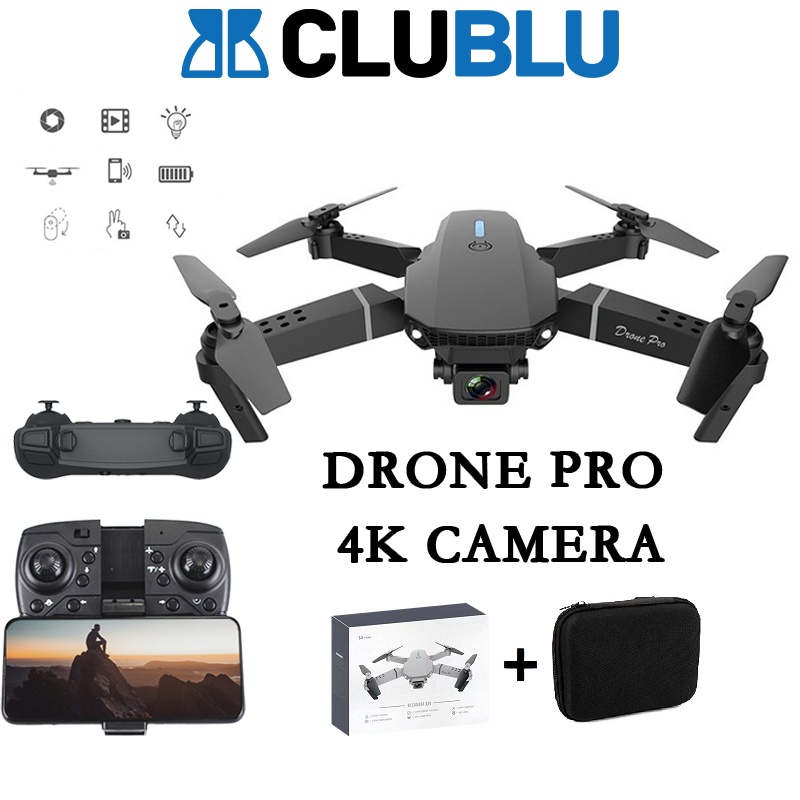 -CLUBLU- Drone Mini Giá Rẻ Flycam UAV Điều Khiển Từ Xa Có 4K Camera Máy Ảnh Thể Thao Dễ Dàng Sử Dụng Quay Video Chụp Ảnh