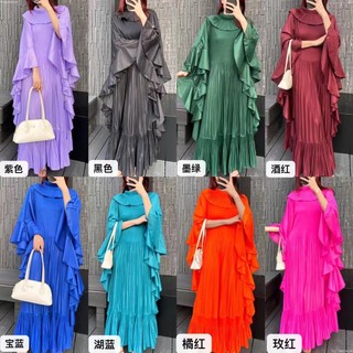Đầm xếp ly tay cánh dơi chất lượng cao 9480-2023 - 12-28