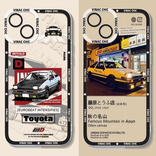Dành Cho OPPO A38 A16 A18 A17 A5S A55 A35 A53 A58 A15 A16K A78 A17K A15S A57 A77 A98 A76 A74 A7 A1K A12 A11K A16E A52 A54 Reno 5Z 6Z 8T 6 A31 Anime Ban Đầu D Xe Silicon