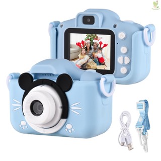 Máy Ảnh Kỹ Thuật Số Mini 1080P Màn Hình Kép 2.0 Inch IPS Kèm Pin Dễ Thương Cho Bé Dop1-1222