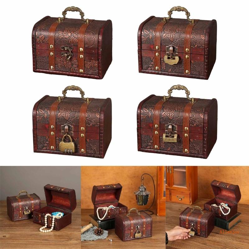Hộp Gỗ Đựng Vật Dụng Nhỏ Phong Cách Vintage