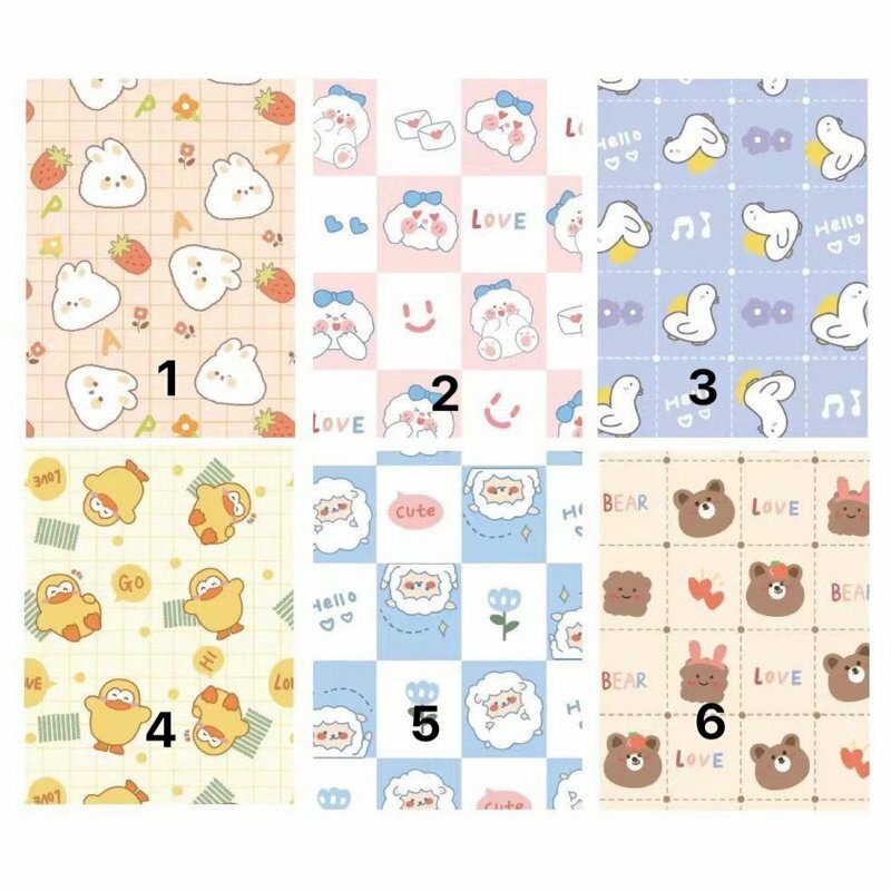 Giấy Gói Quà Cute - Đa Dạng Mẫu Mã, Tạo Điểm Nhấn Ấn Tượng