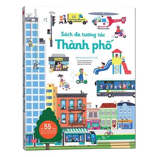 Sách đa tương tác khổng lồ lật mở – thành phố - đinh tị