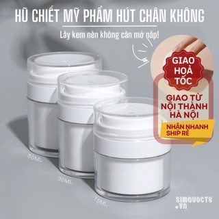 Hũ chiết mỹ phẩm kem nền hút chân không cao cấp lọ chiết kem dưỡng lotion kem mắt CCC15