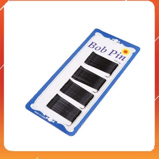Vỉ 36 chiếc kẹp tăm đen, kẹp ghim tóc tăm đen, ghim cài tóc cố định làm đẹp, make up _SP8888