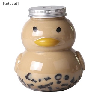 Bình Đựng Nước 500ML Hình Vịt Dễ Thương