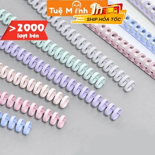 Thanh còng nhựa sổ Pastel kẹp ruột sổ binder refill P11