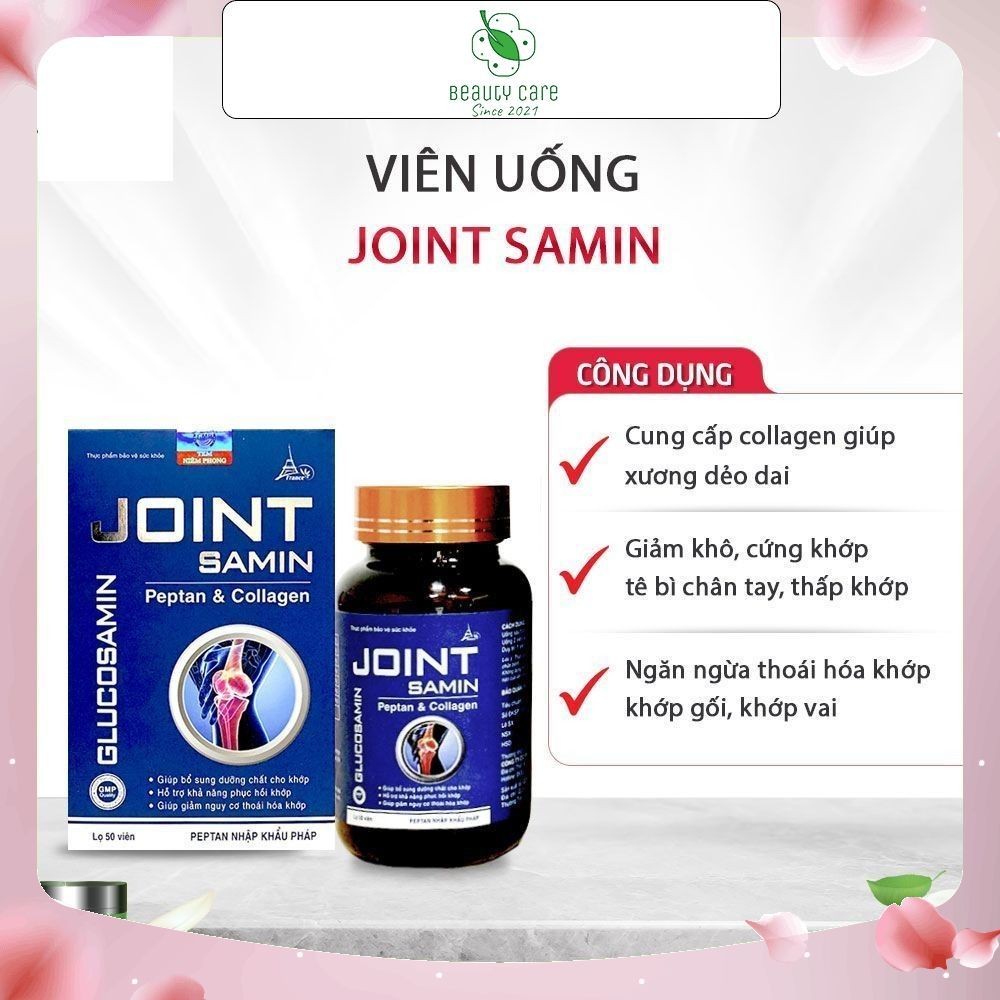 Viên Uống Bổ Khớp Joint Samin Giảm Thoái Hóa Khớp - Hộp 50 Viên