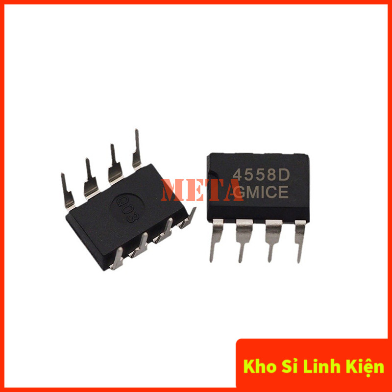 IC 4558 4558D Dip 8, JRC4558, JRC4558D Khuếch đại kép hàng mới 100% chất lượng cao
