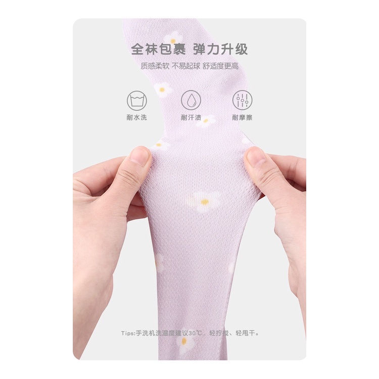 QUẦN TẤT LƯỚI THOÁNG KHÍ HỌA TIẾT HOA NHÍ CHO BÉ- SIZE NHÍ- HÀNG QCCC