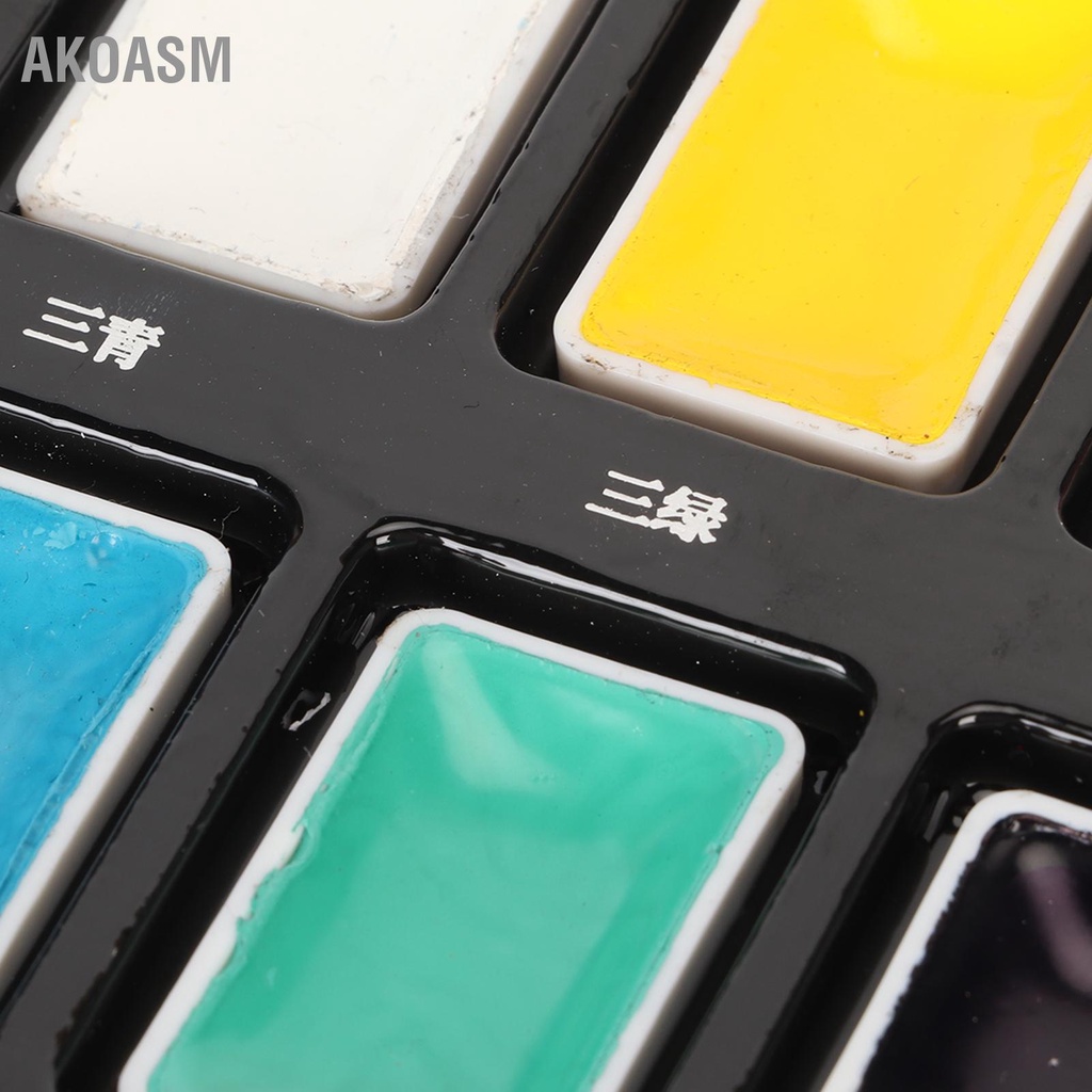 12 Chiếc Tranh Trung Quốc Sắc Tố Các Loại Màu Sơn Nước Độ Bão Hòa Cao Dành Cho Trẻ Em Học Sinh Người Mới Bắt Đầu AKOASM