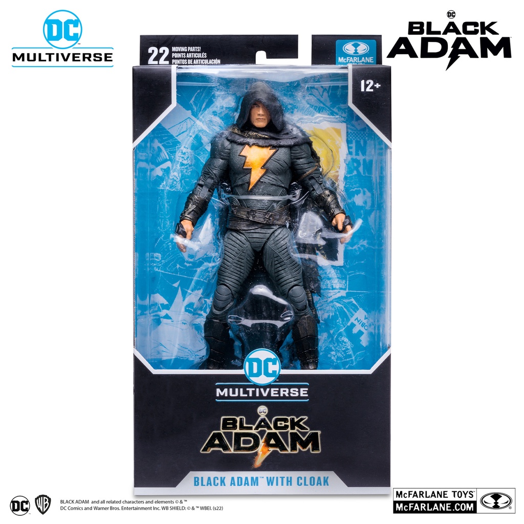 Mcdonald dc Nhân Vật black adam 23cm Độc Đáo