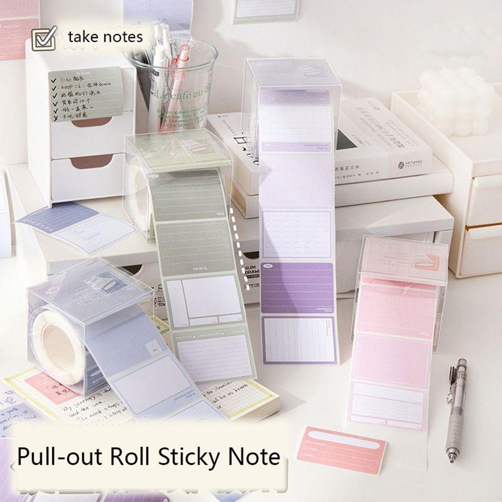 Hộp 256 Miếng Dán Ghi Chú Màu gradient Đơn Giản Sáng Tạo diy