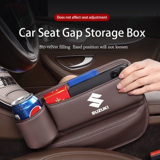 Hộp Da Đựng Đồ Gắn Khe Hở Ghế Ngồi Trang Trí Nội Thất Xe Hơi suzuki swift xl7 vitara jimny sx4 s-Ccross presso ciaz ertiga