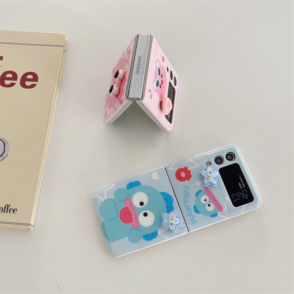 Bao Da Điện Thoại Chống Sốc Họa Tiết Hoạt Hình Cho samsung galaxy z flip 5 4 3 flip5 flip3 flip4 5g Ốp