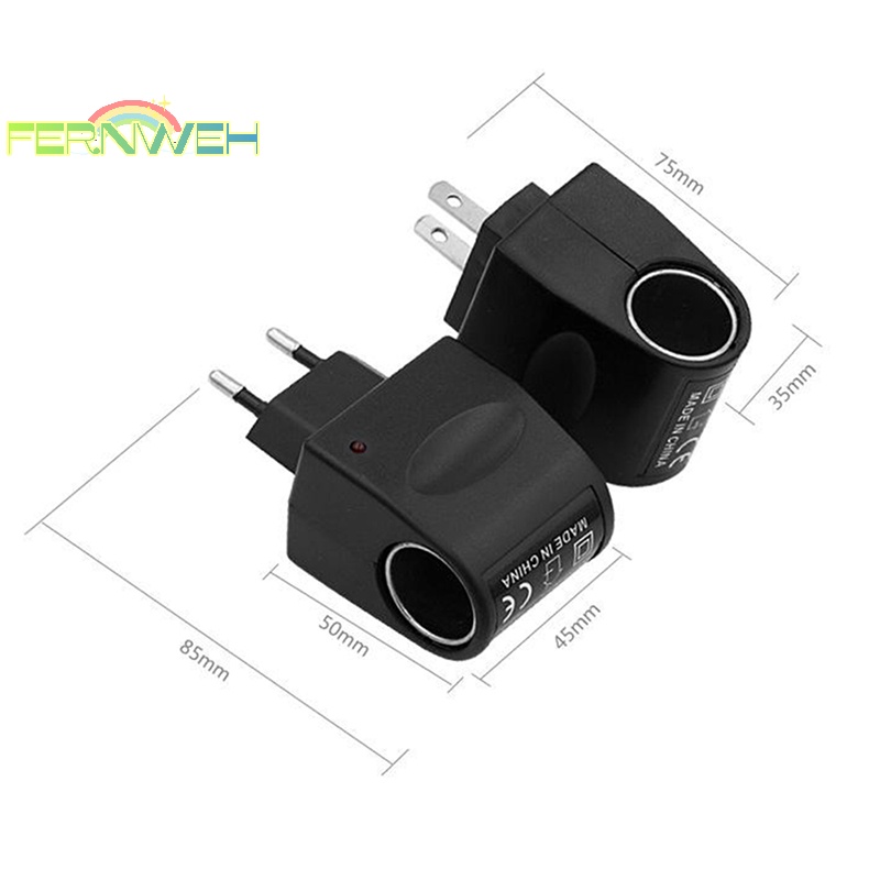 Phích Cắm Chuyển Đổi 220v ac Sang 12v dc Chuyên Dụng Cho Xe Hơi