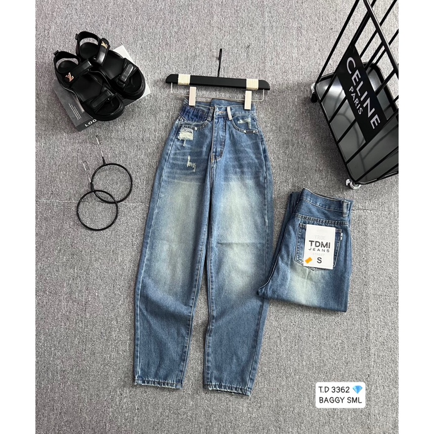 Quần Bagy Mài Rách Túi Trẻ Trung Năng Động