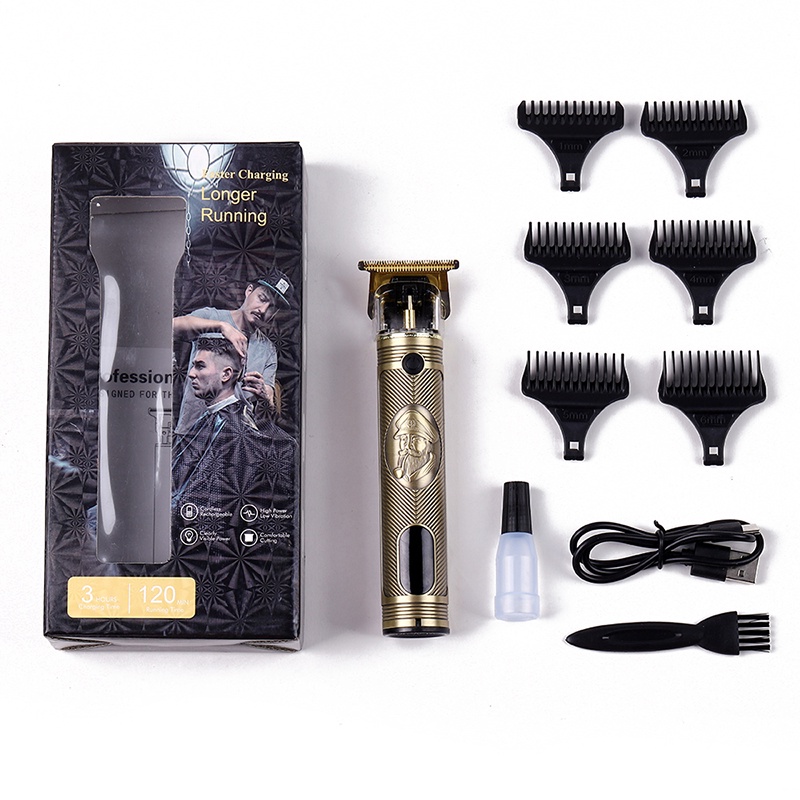 Mới Bộ Máy cạo râu Cắt Tóc Chuyên Nghiệp Có Râu Sạc usb Cho Nam