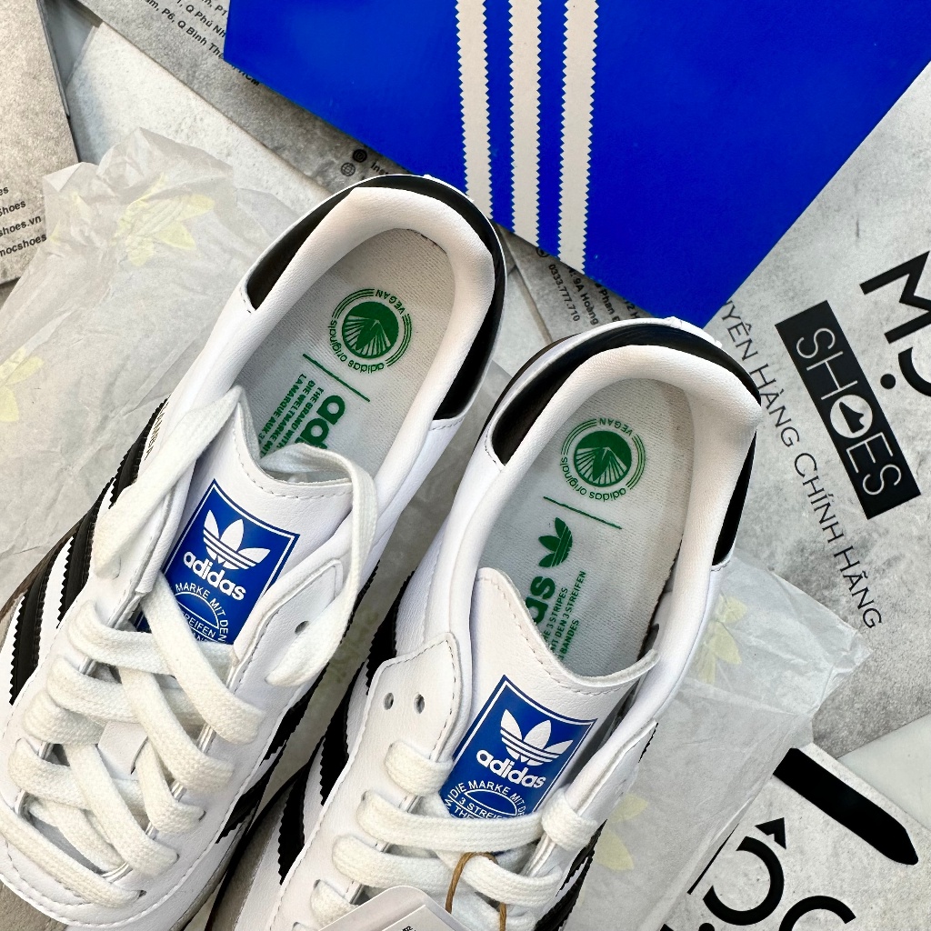 Giày ADIDAS SAMBA VEGAN - WHITE GUM - *LƯỠI GÀ NGẮN* - CODE: FW2427