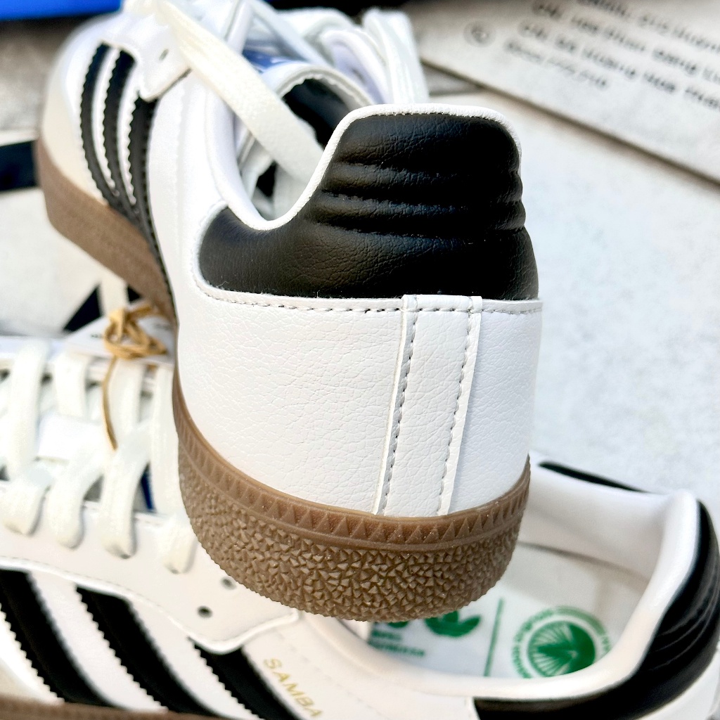 Giày ADIDAS SAMBA VEGAN - WHITE GUM - *LƯỠI GÀ NGẮN* - CODE: FW2427
