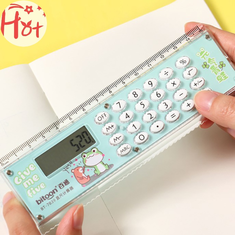 Jr Bộ Thước Đo Toán Học Họa Tiết Hoạt Hình kawaii Cho Học Sinh vn