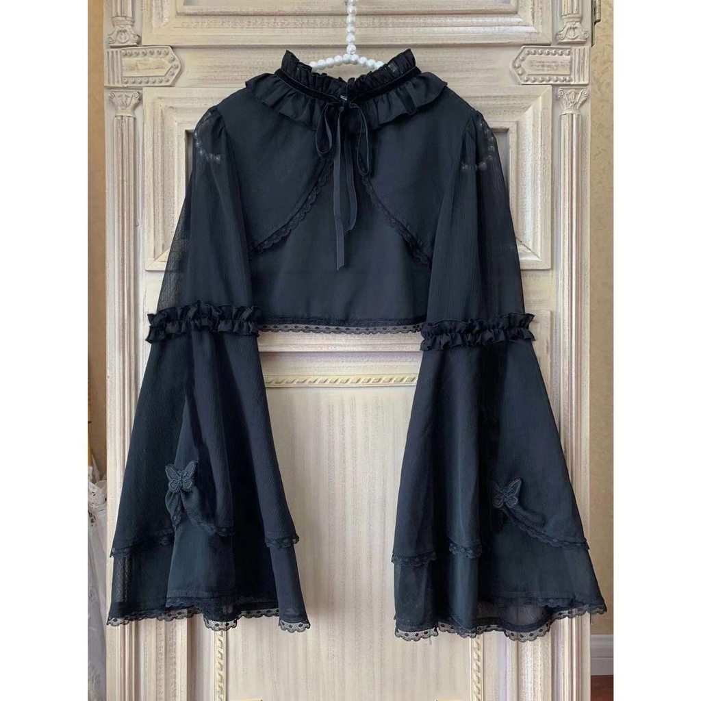 Áo Khoác cardigan Tay Cánh Dơi Phong Cách lolita gothic Dễ Phối Đồ