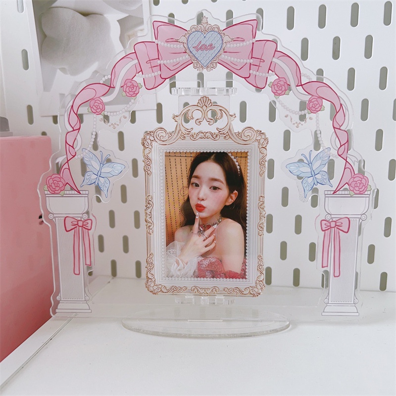 Khung Đứng Để Thẻ Ảnh Thẻ Id Bằng acrylic Có Thể Xoay Được