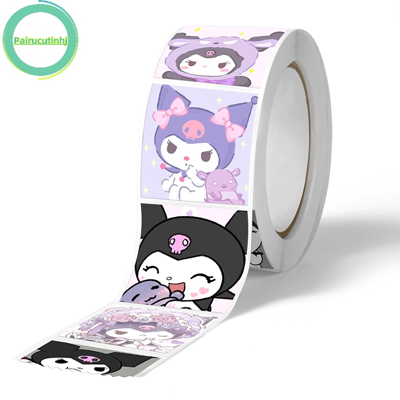 Cuộn 500 Miếng Dán Trang Trí Họa Tiết Biểu Cảm Khuôn Mặt Dễ Thương vn