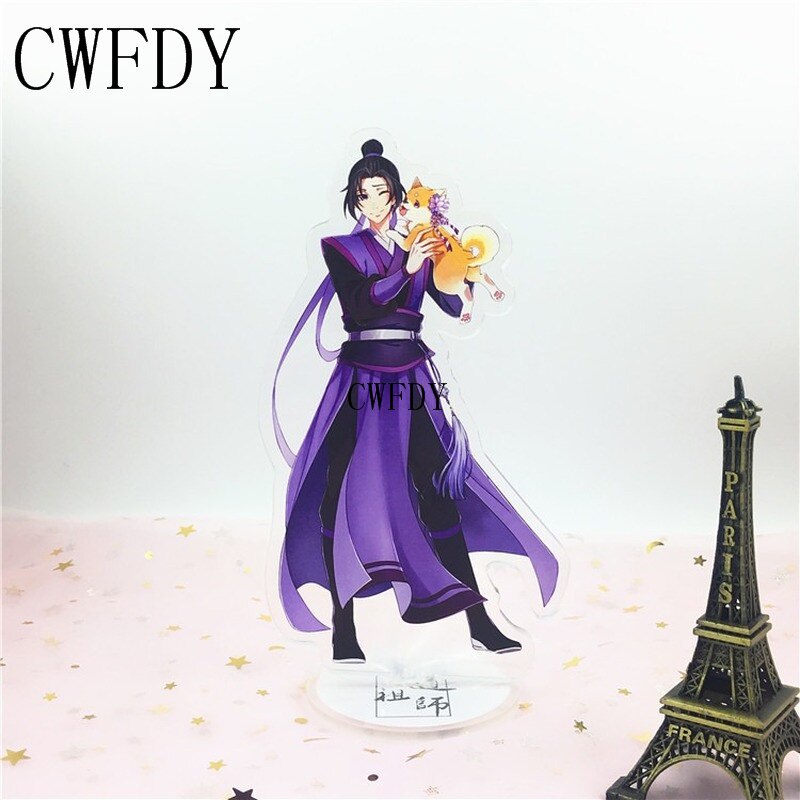 Mô hình Standee đứng Acrylic Ma Đạo Tổ Sư vẻ dong hua đam mỹ Manhua Trang trí để bàn 15cm