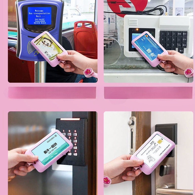 Ví Đựng Thẻ Xe Buýt / Thẻ Họa Tiết Hoạt Hình 3d Dễ Thương Thoải Mái Chống Rơi Tiện Dụng