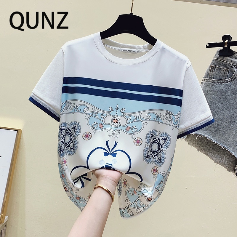 Qunz Áo Thun Tay Ngắn In Hình Bán Sỉ 71666