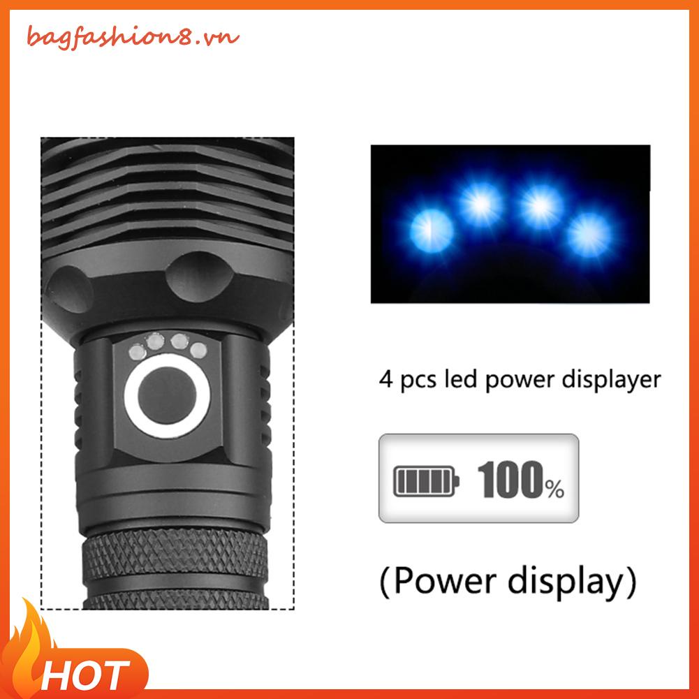 Vận chuyển nhanh  Đèn Pin LED XHP70 3 Chế Độ 2000LM Đèn Pin IPX4 Chống Nước Siêu Sáng AU