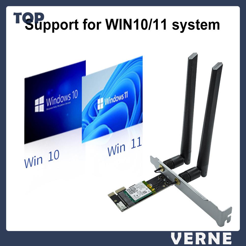 Thẻ Mạng wifi 6E Pci-E 2.4g / 5.8g / 6ghz bluetooth 5.3Ghz