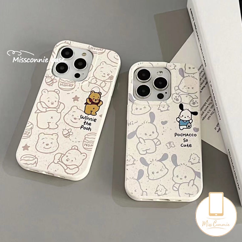 Hoạt Hình Ốp Điện Thoại Hình Gấu winnie the pool Cho iphone 14 11 13 12 15 pro max xr x xs max 15 6 6s 8 7 plus se 2020 7plus