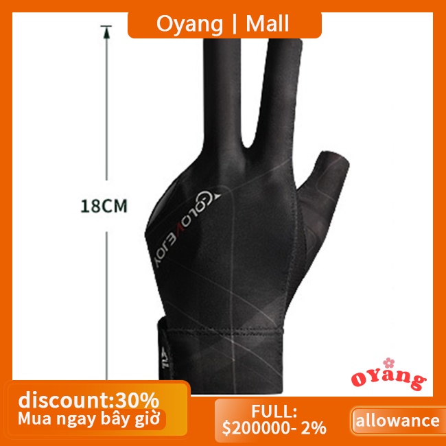 Găng Tay Tách Bida Chuyên Nghiệp Thoáng Khí Chống Trượt Chống Mài Mòn