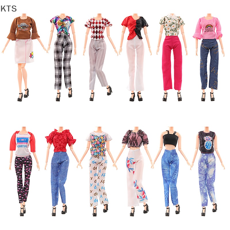 1 Bộ Đầm / Váy Ngắn / Áo Cánh Thời Trang Mùa Hè Cho Búp Bê 30cm