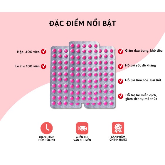 Vỉ 50 Viên Uống Nhuận Tràng Detox Nhật Bản Kenton Diet Kokando