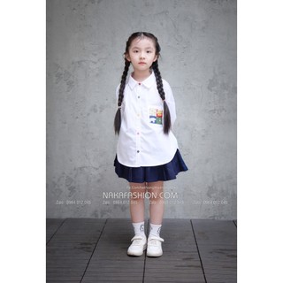 [Có sẵn] [Ảnh thật] Áo Sơ Mi Milky - MSP 2739