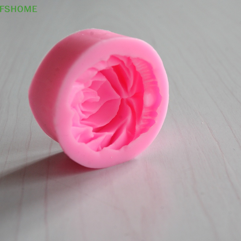 Gcdhome 3D Hoa Hồng Hoa Fondant Bánh Sô Cô La Sugarcraft Khuôn Cắt Dụng Cụ Silicon DIY HOT