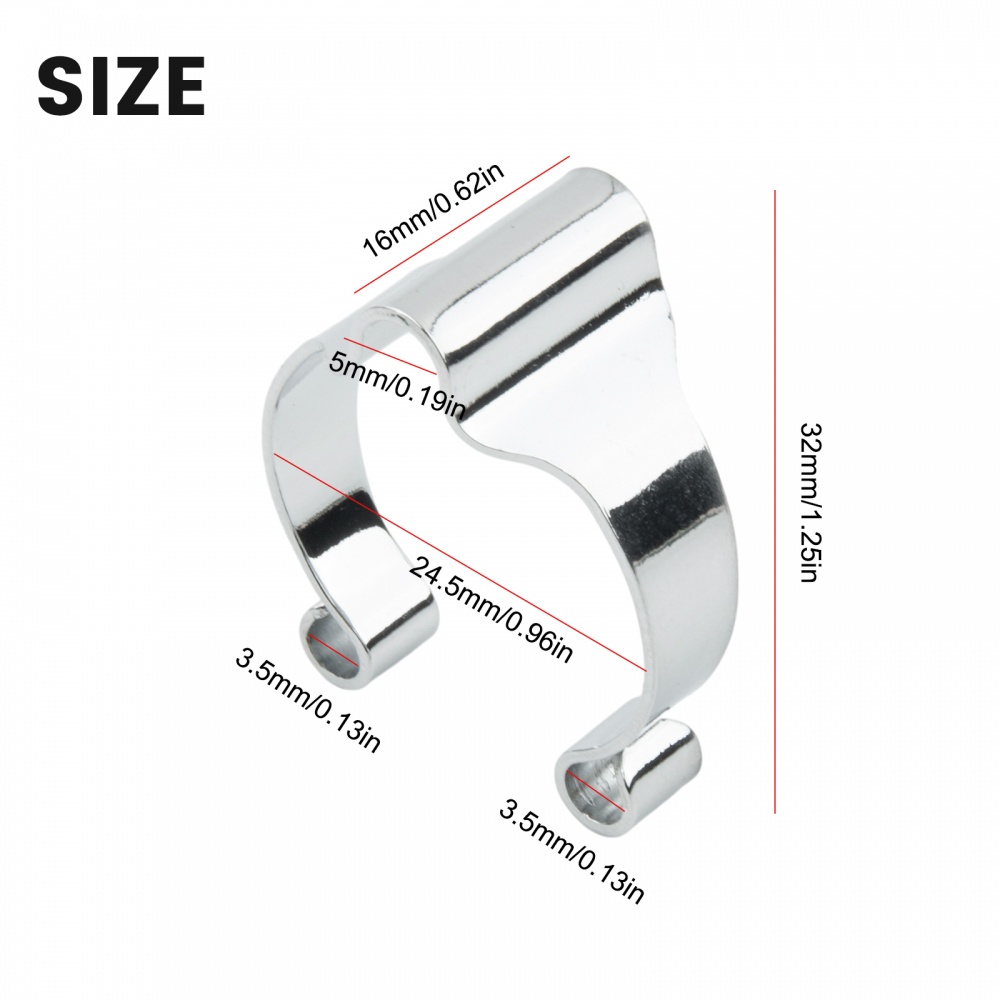 Kẹp Cố Định Dây Cáp Xe Đạp Bằng Thép 32x16mm