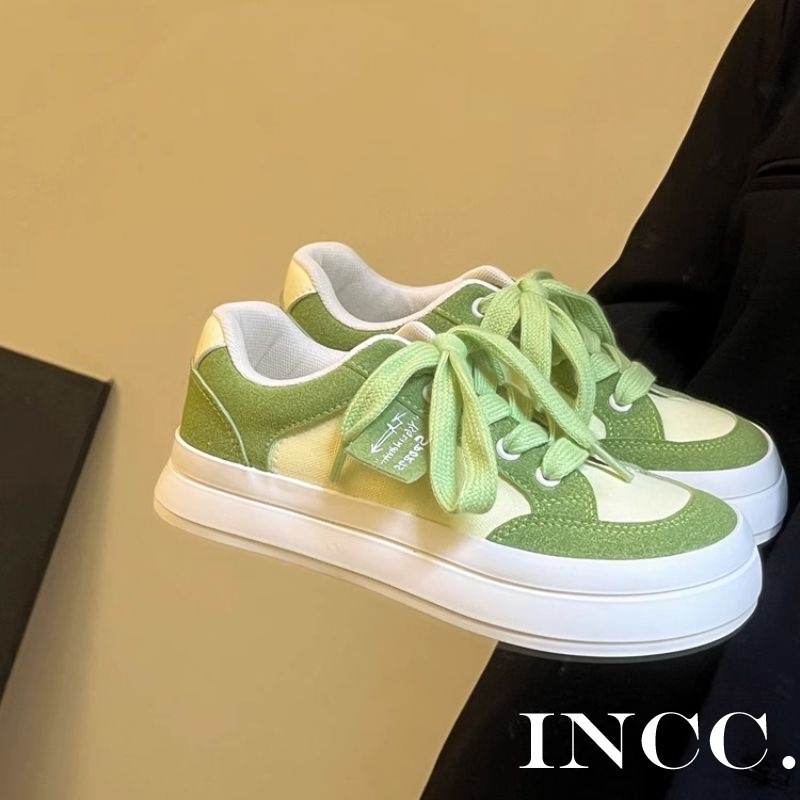 Giày thể thao nữ JIBEIS JIBEISI FYD2390VW7 37Z230912 đáy dày thoáng khí xu hướng thời trang mới 2023