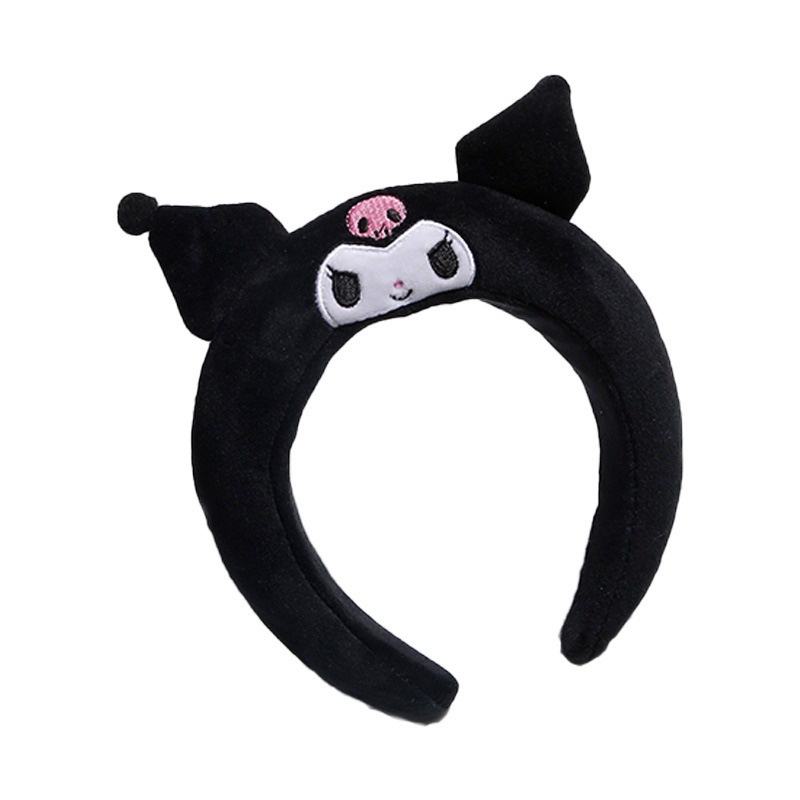 SANRIO Dễ Thương Băng Đô Cài Tóc Rửa Mặt Phủ Lông Mềm Mại Kiểu Hoạt Hình melody Cinnamoroll melody Đáng Yêu Dành Cho Bé Gái