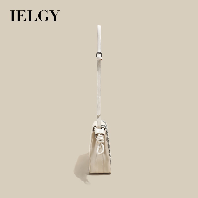 IELGY Túi Đeo Chéo Vai Mùa Hè Với Dây Xích Xếp Ly Độc Đáo